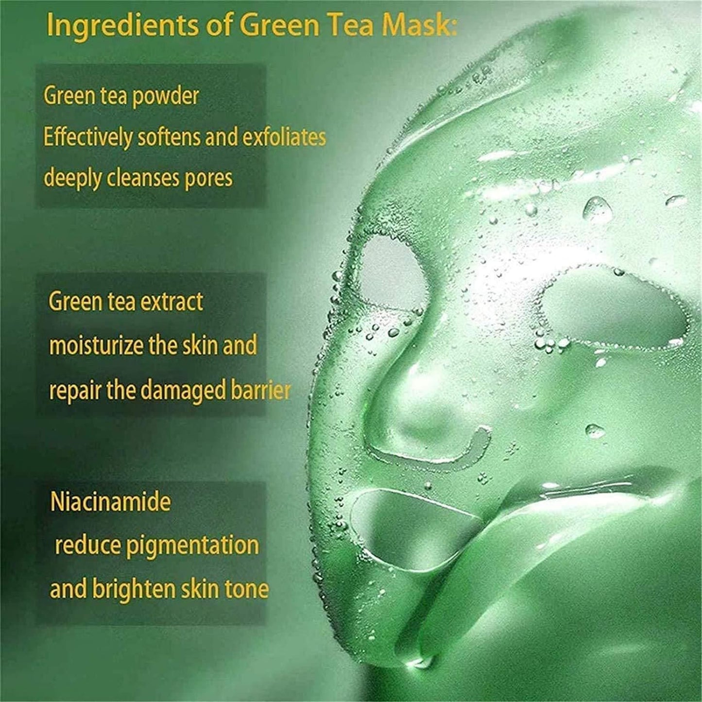 Green Tea Purifying Clay Stick Mask Oil Control Anti-Acne